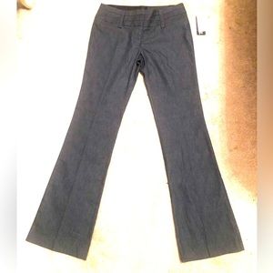 NWT Navy Denim Dress Pants Size 5